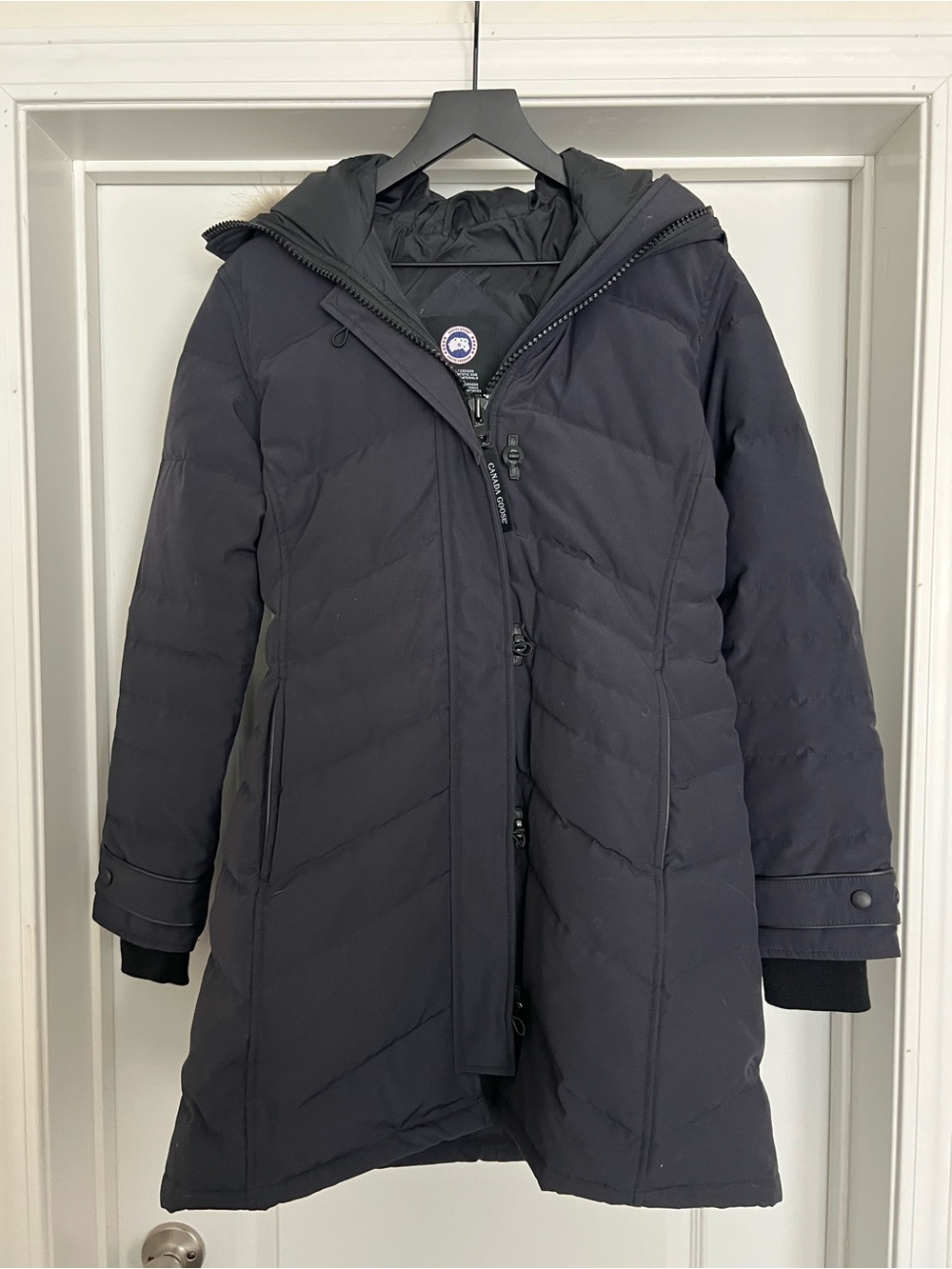 Canada Goose Lorette Navy Women's Hooded Parka